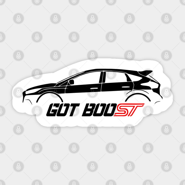 Got Boost Focus ST Sticker by Tuner Society SA